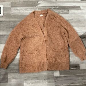 Aerie Cozy Tan Women's Cardigan